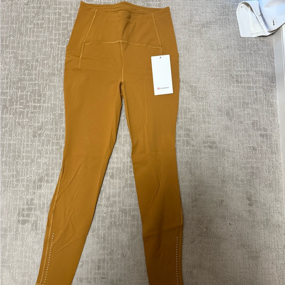 Lululemon Swift Speed HR Tights in Mustard